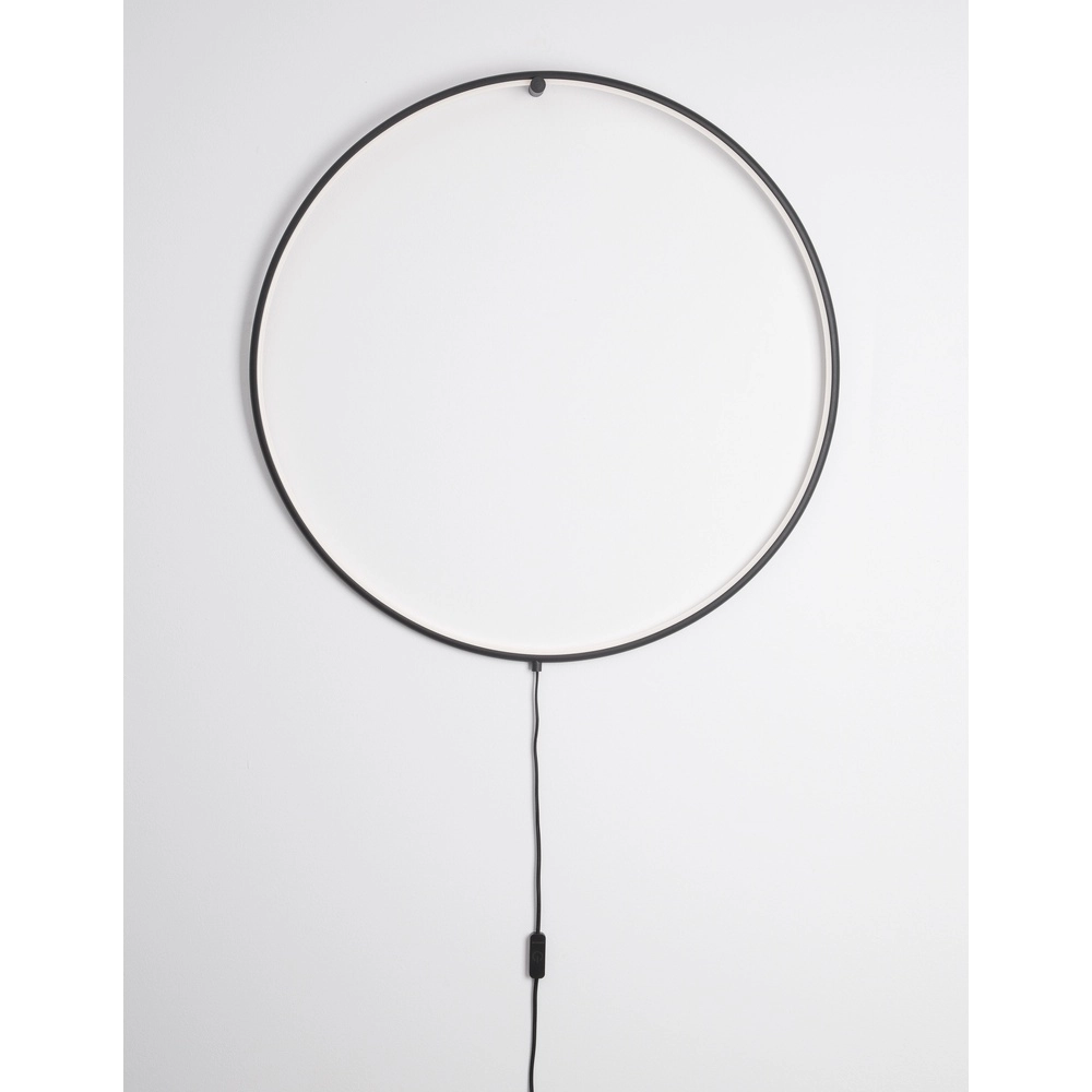 Lampadaire Ring noir Ø 79cm Lyora 5212017424266