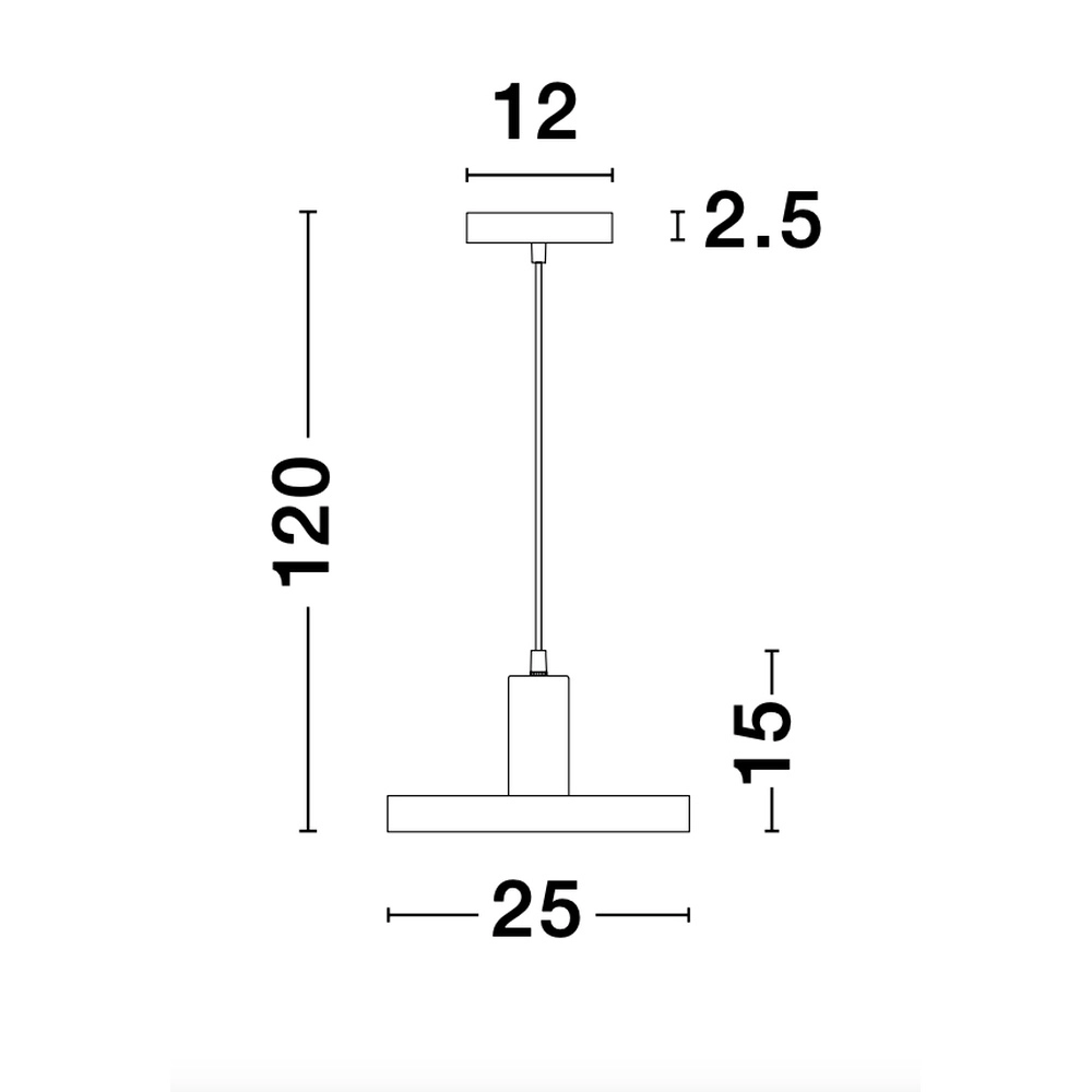 Suspension design Garni Simple, Noir Lyora 5212017420763