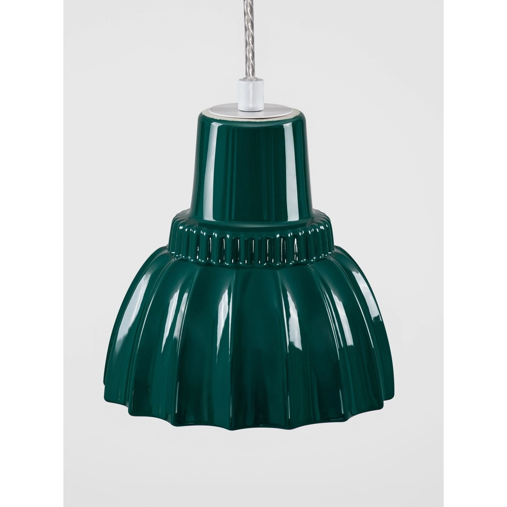 Lampe suspendue Picco blanc avec vert Lyora 5212017495396