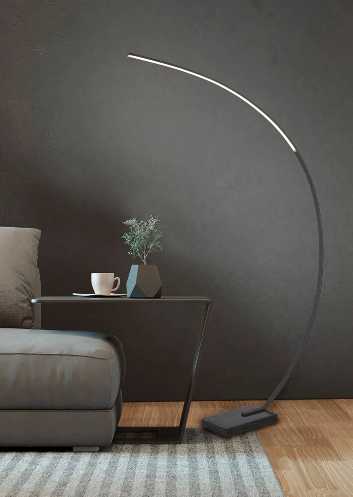 Lampe de lecture noire Bangkok Trio 4017807467390