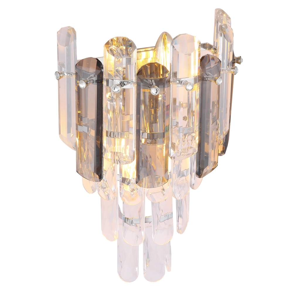 Lampe murale Orgina Chrome avec cristal Globo 9007371484140