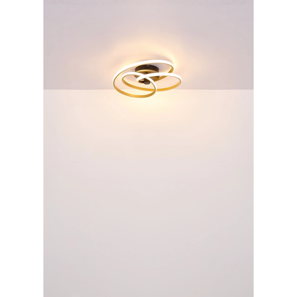 Lampe de plafond moderne Glyxar Noir Globo 9007371453788