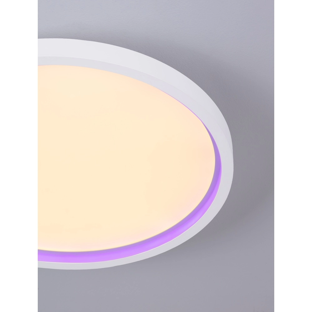 Plafonnier Chet Ø 39,3 cm avec fonction RGB Lyora 5212017450142