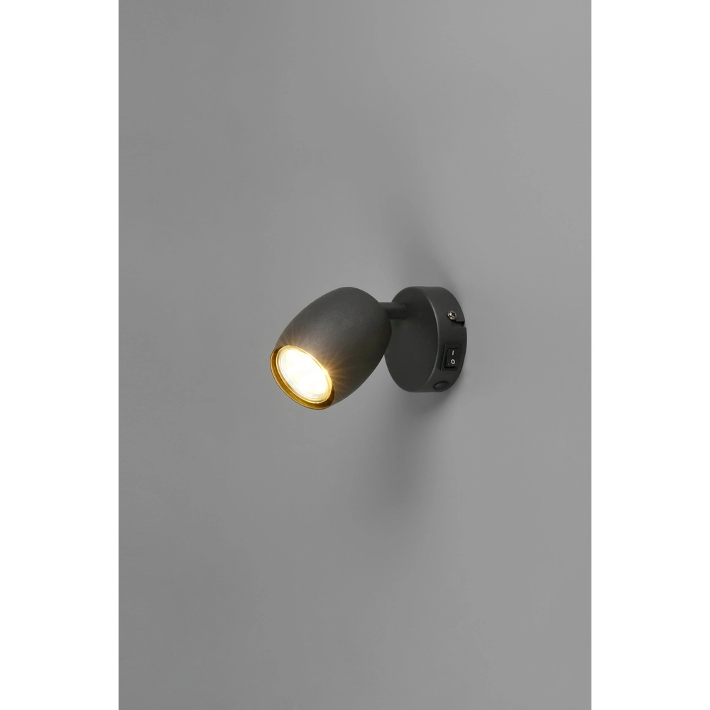 Spot monté en surface Nancy Simple, Noir Trio 4017807656565