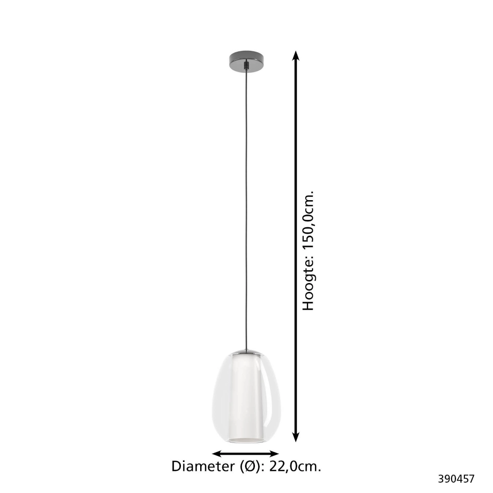 Design pendant lamp Menorca grey Ø 22cm Stars of Light 9008606359981