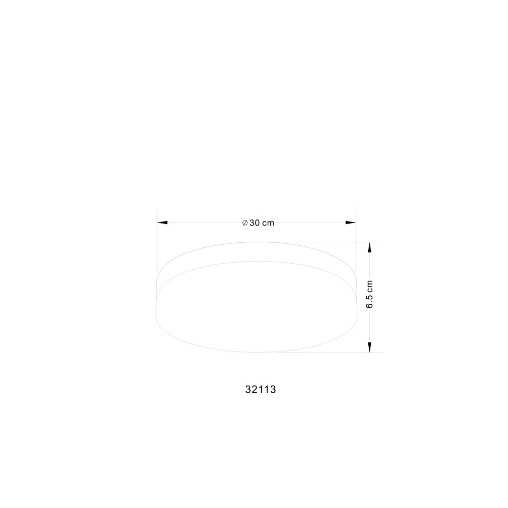 Conception de plafonds Vranos Gris argenté pour un usage extérieur Ø 30 cm Globo 9007371174386