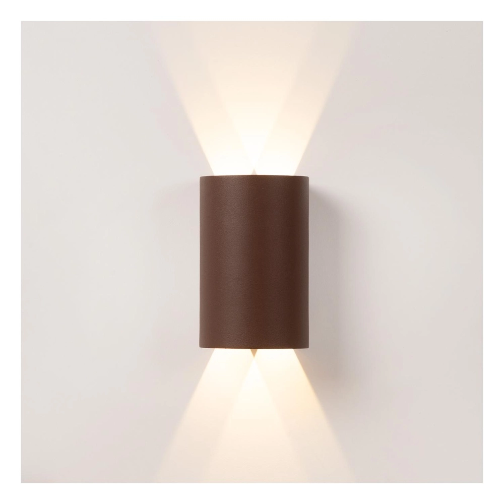 Lampe murale de conception York Brun rouille Lucide 5411212334145