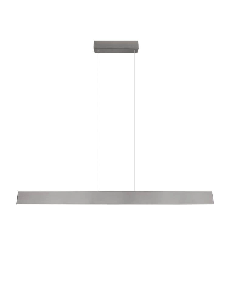 Lampe suspendue de bureau LED Galway 150cm - Acier inoxydable Trio 4017807616675