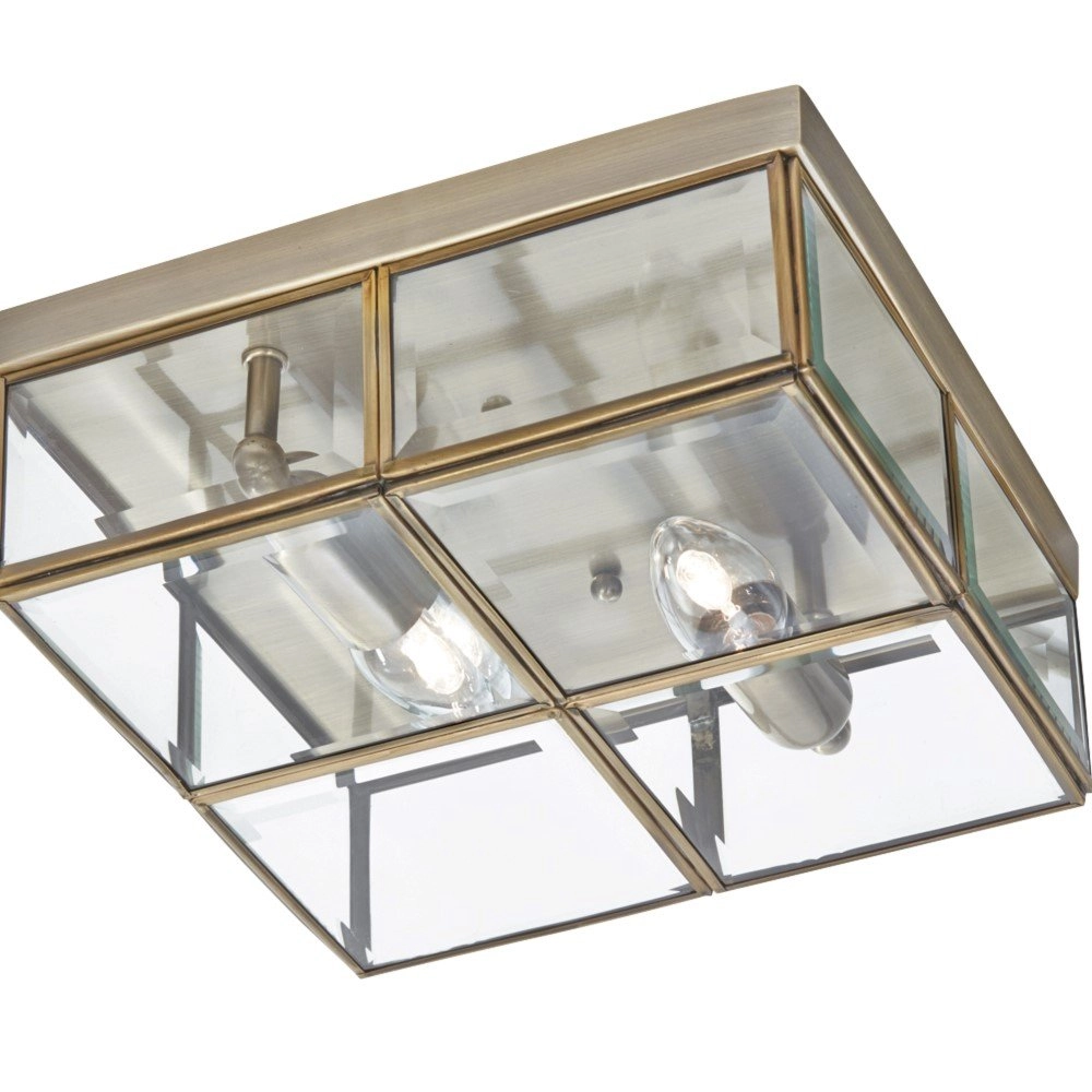 Plafonnier carré Flush Searchlight 5053423023038