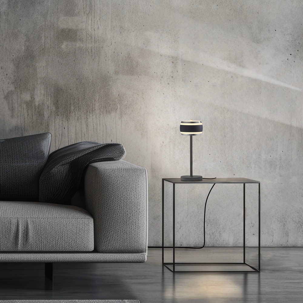 Lampe de table LED Pure Falling Rings Black Pearl Paul Neuhaus 4012248396612