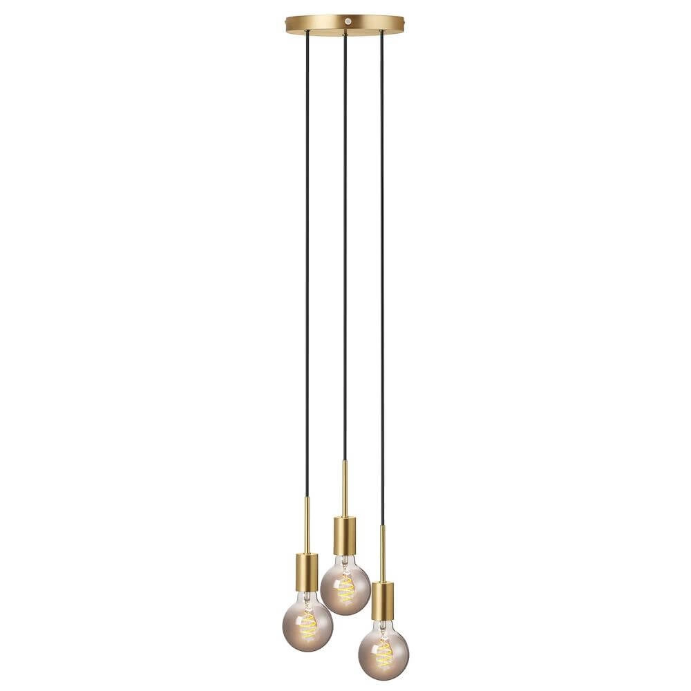 Suspension 3 lumières Paco laiton Suspension 3 lumières Paco laiton