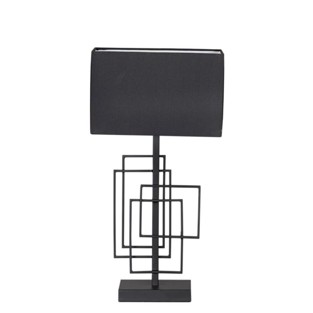 Lampe de table Paragon noir mat 52cm Lampe de table Paragon noir mat 52cm