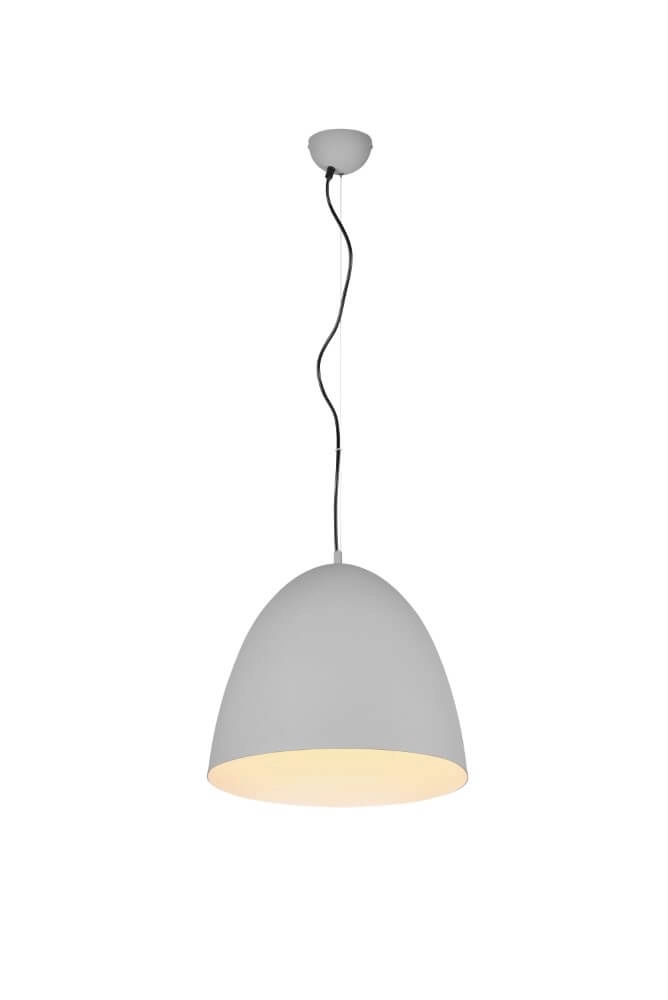 Lampe à suspension gris béton Tilda Ø40cm Trio 4017807522341