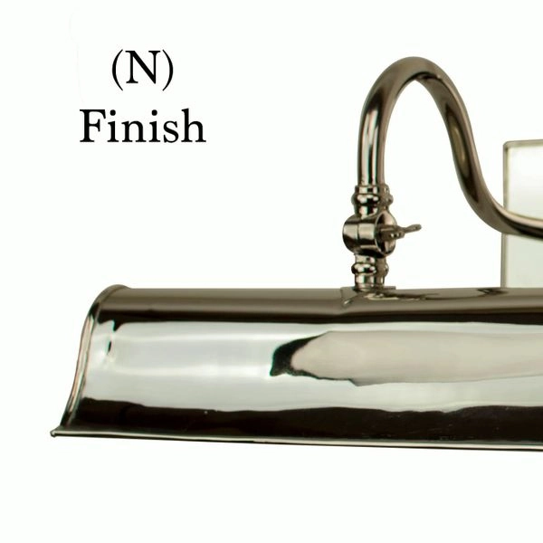 Lampe de peinture rurale Blenheim Picture 33cm - or poli (pbul) Limehouse