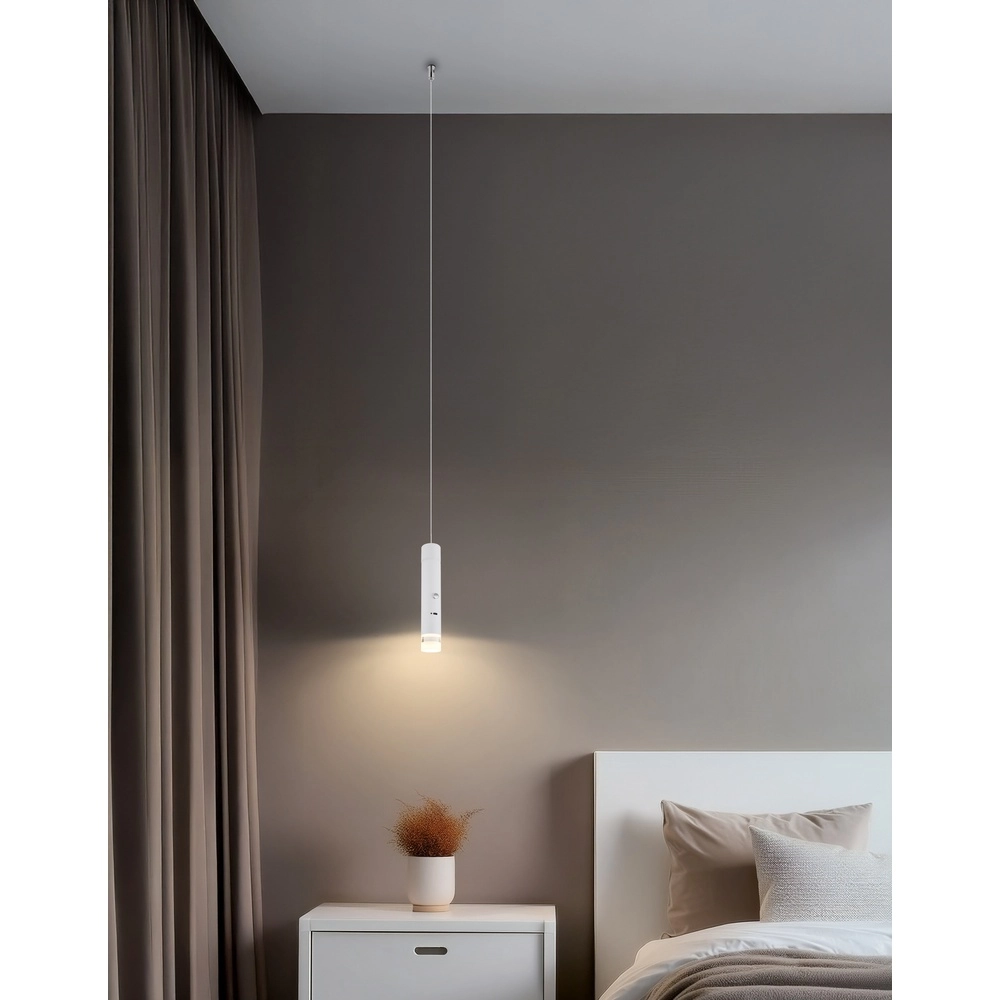 Lampe suspendue élégante Pelo Blanc Globo 9007371566358