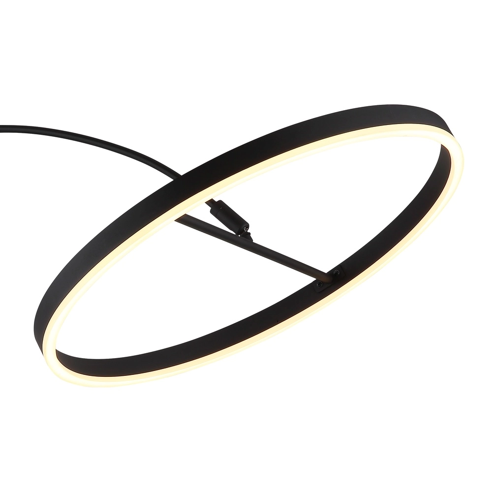 Lampe à arc de conception Jerrold Noir Globo 9007371566396