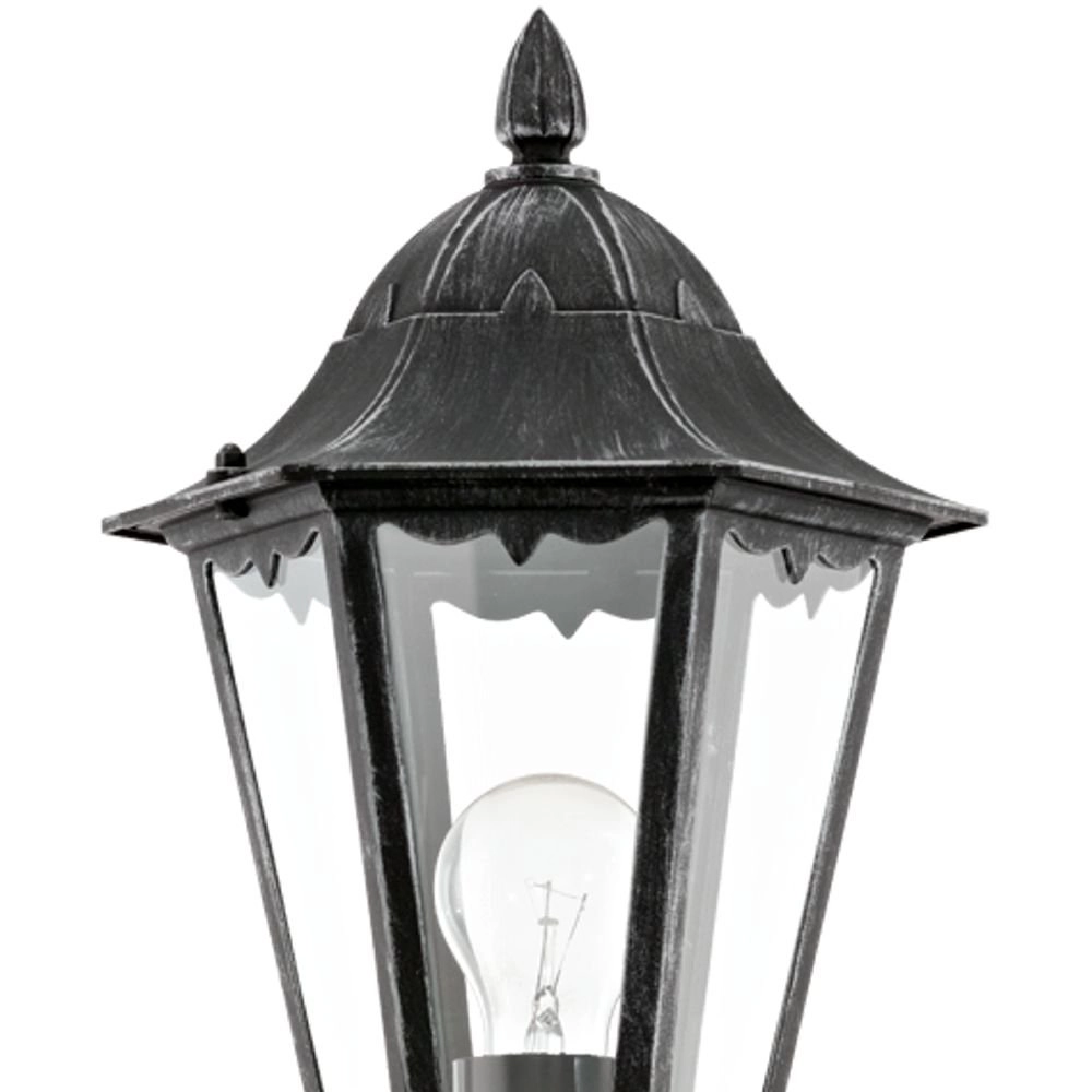 Lampe d'extérieur Navedo Noir argent Eglo 9002759934576
