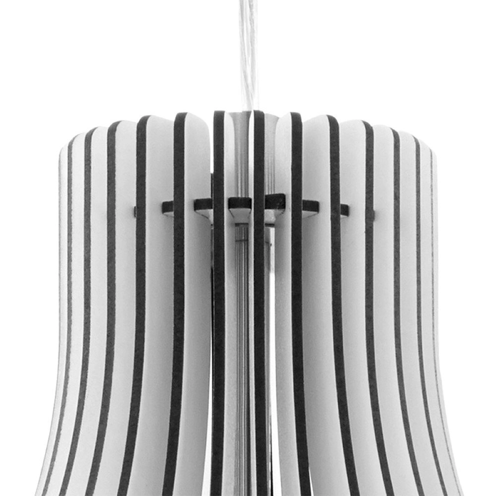 Lampe à suspension Tindori Bois blanc 38cm Eglo 9002759962579