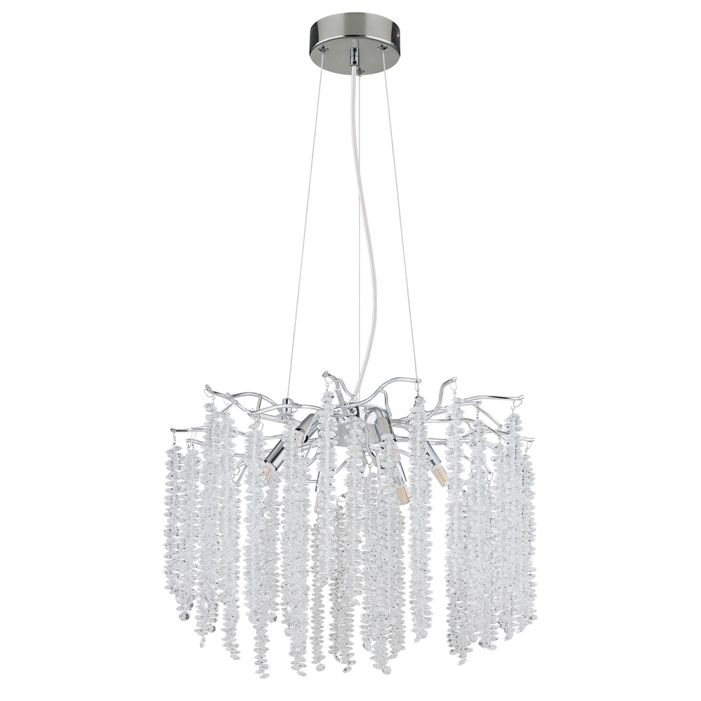 Lampe suspendue Laverne Projectile chromée Globo 9007371566167