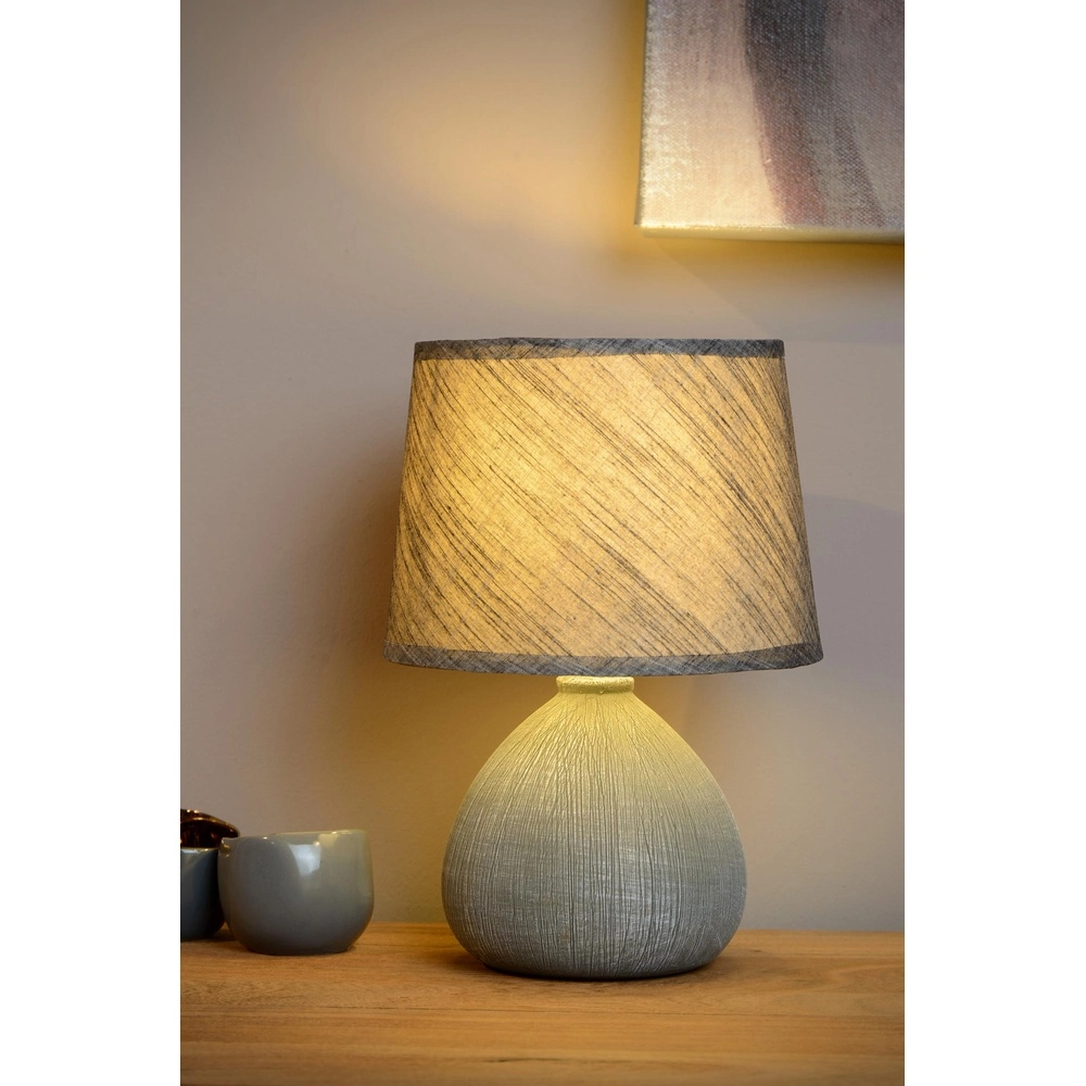 Lampe de table Ramzi gris Lucide 5411212470164