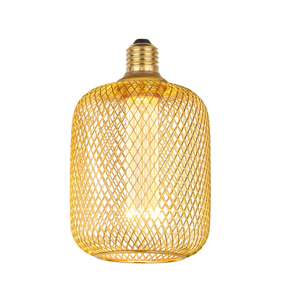 Source de lumière en gaze Lampy or Ø 10cm