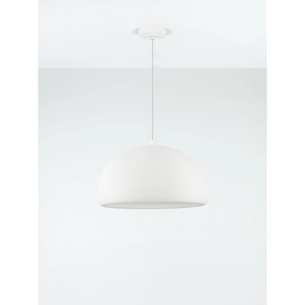 Lampe pendante moderne Davo blanc Ø 43cm Lyora 5212017495686