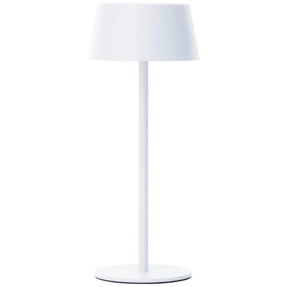 Lampe de table design blanche Picco sur la batterie Brilliant 4004353437700