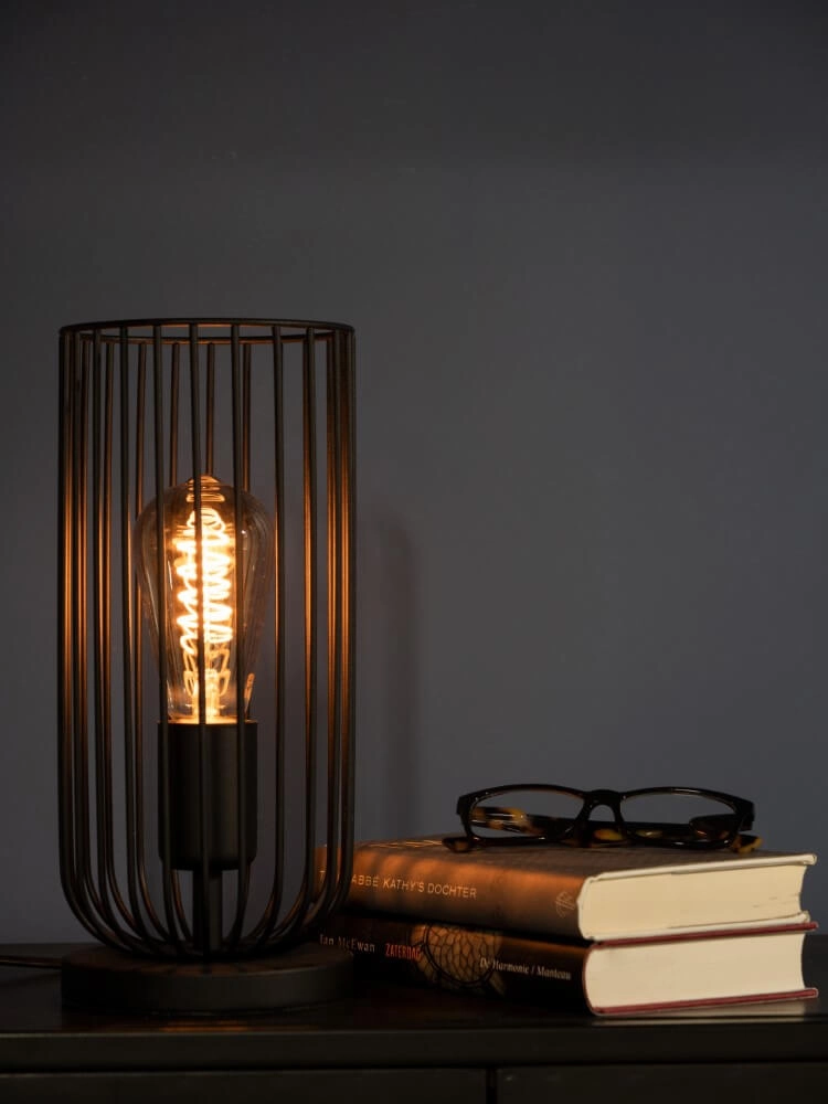 Lampe de table noire Roccamena Eglo 9002759436391