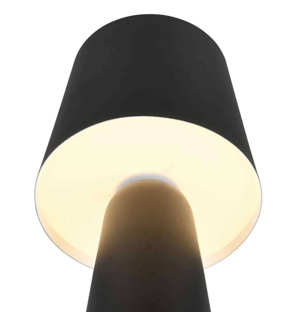 Lampe de chevet Nubian noir Trio 4017807616132