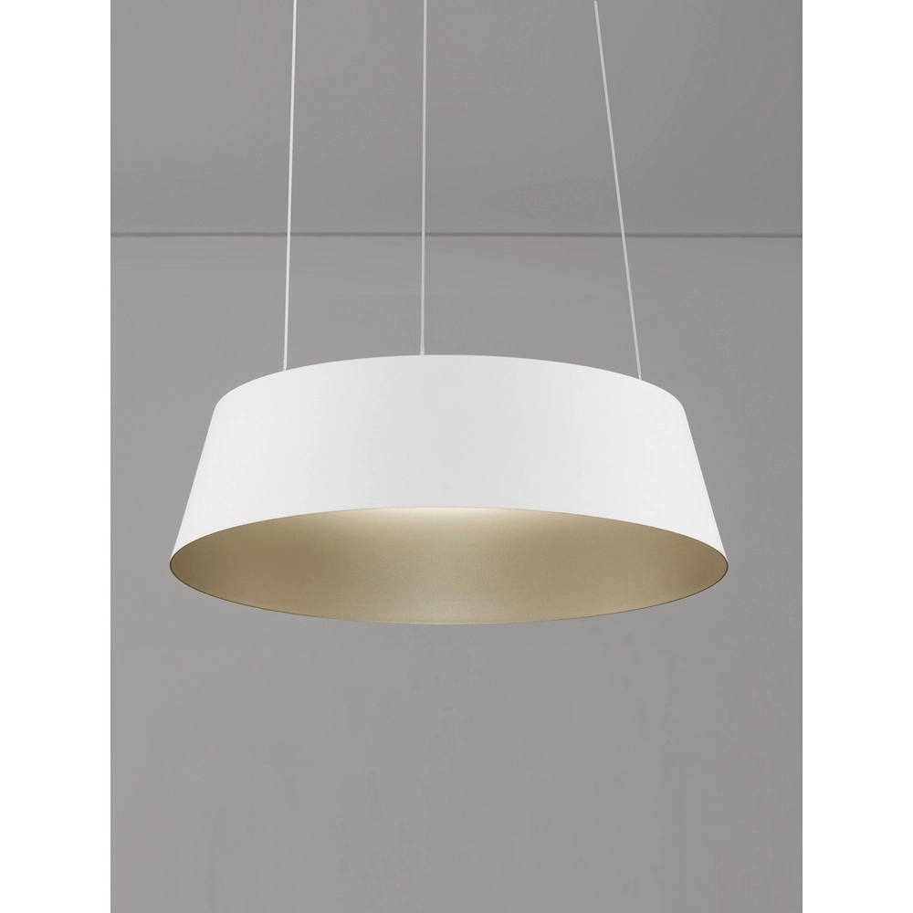 Suspension Alba blanc Ø 42cm Lyora 5212017439000