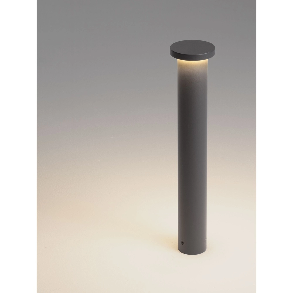 Éclairage de chemin moderne Bast gris foncé 45cm - 2700K Lyora 5212017497611