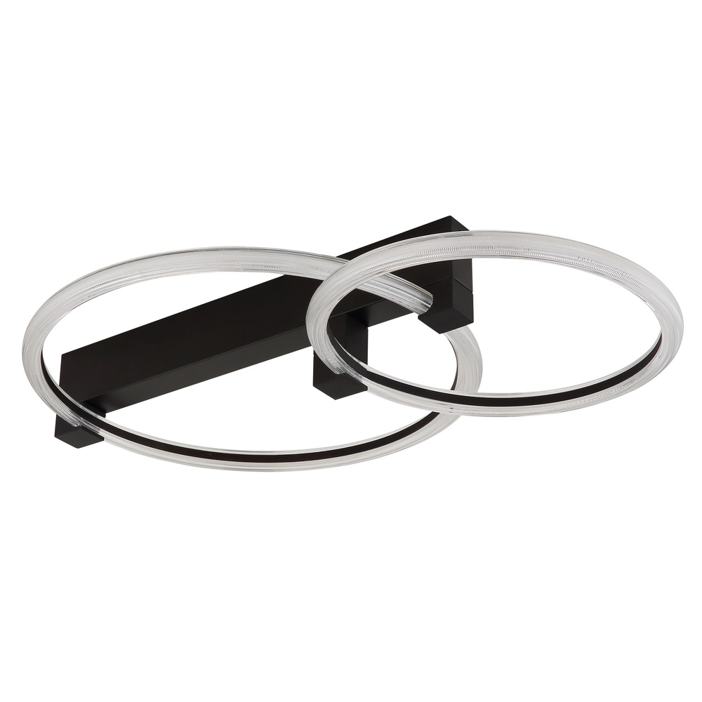 Lampe de plafond noire Fletcher Conception Globo 9007371589289