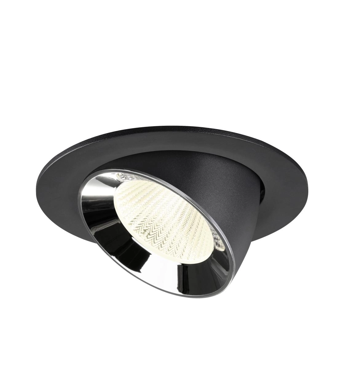 Spot encastré Numinos Gimble L noir/chrome 4000K - 40 deg SLV 4024163310109