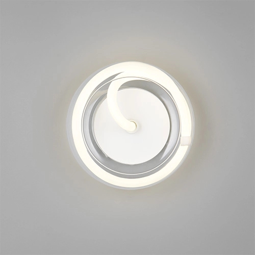 Lampe murale de conception Tarsia blanc Ø 21,5 cm Trio 4017807683301