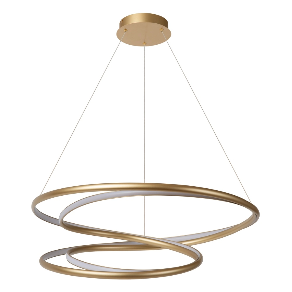 Lampe pendante de conception Sardana Ø 80 cm de boucle dorée Premium by Lucide 5411212520890