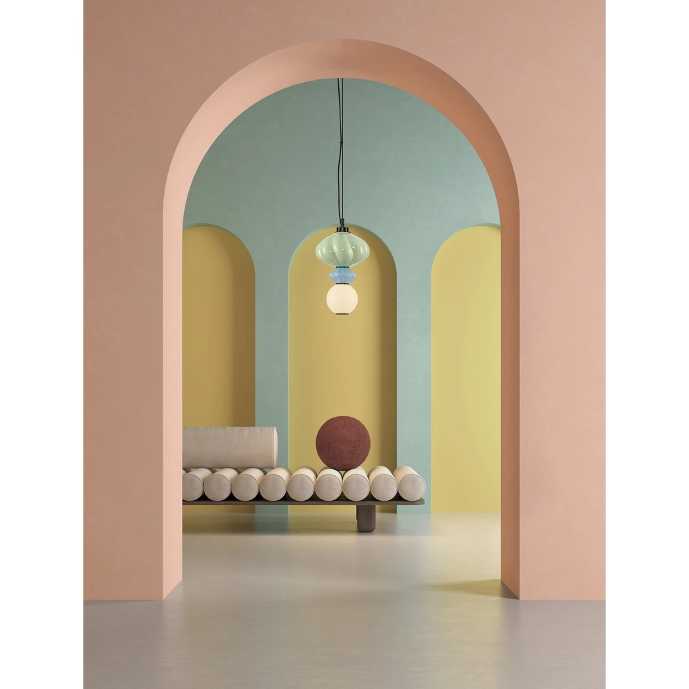 Suspension Oneta vert - bleu -blanc Lyora 5212017473912