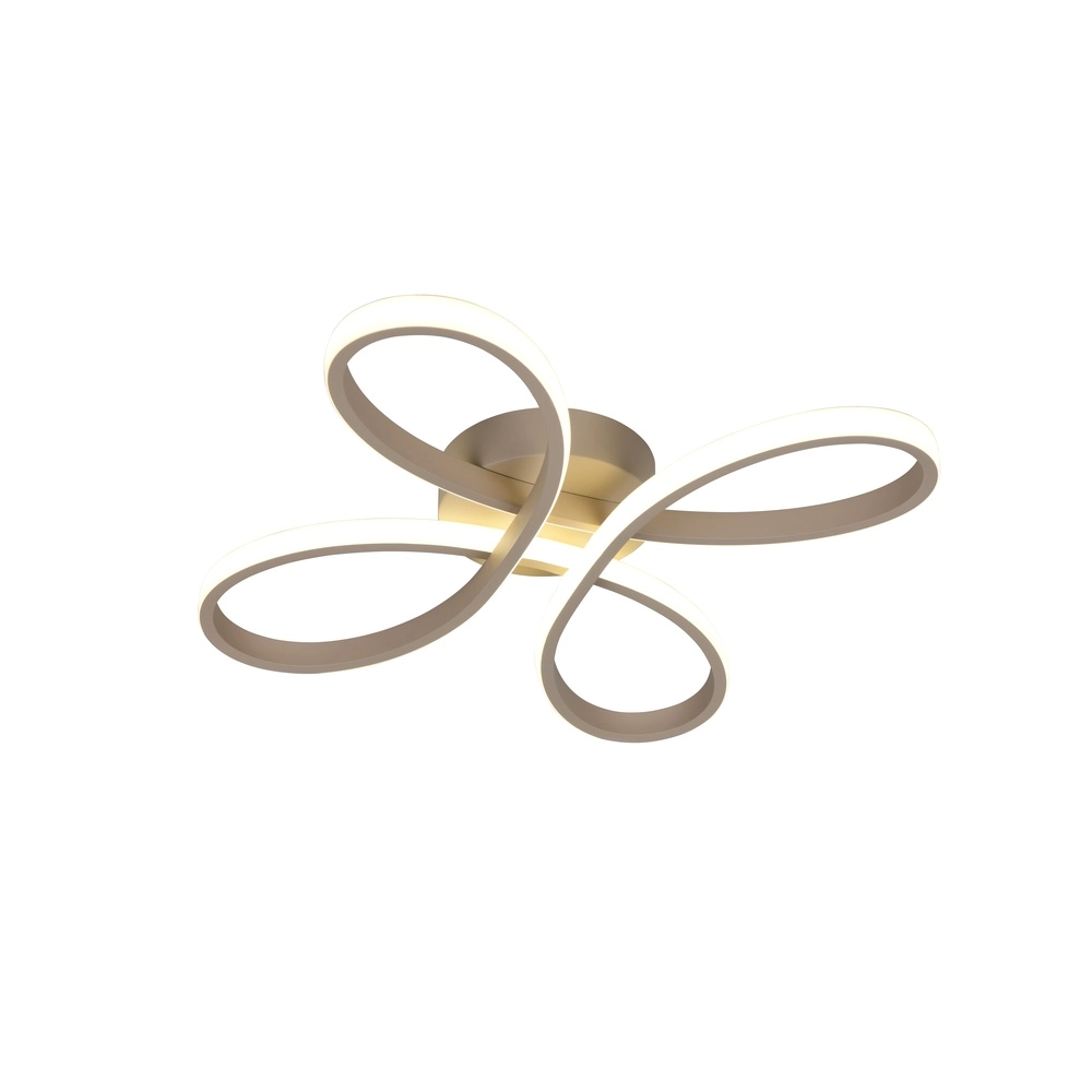 Lampe de plafond Fly Brun sable de 40 cm
