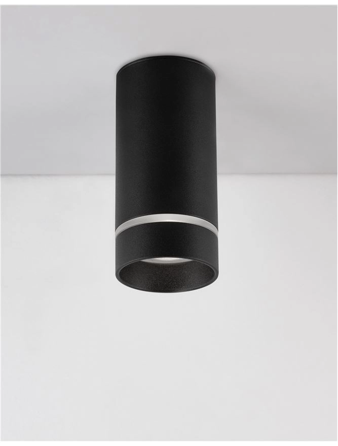 Spot de plafond design Esca noir Spot de plafond design Esca noir