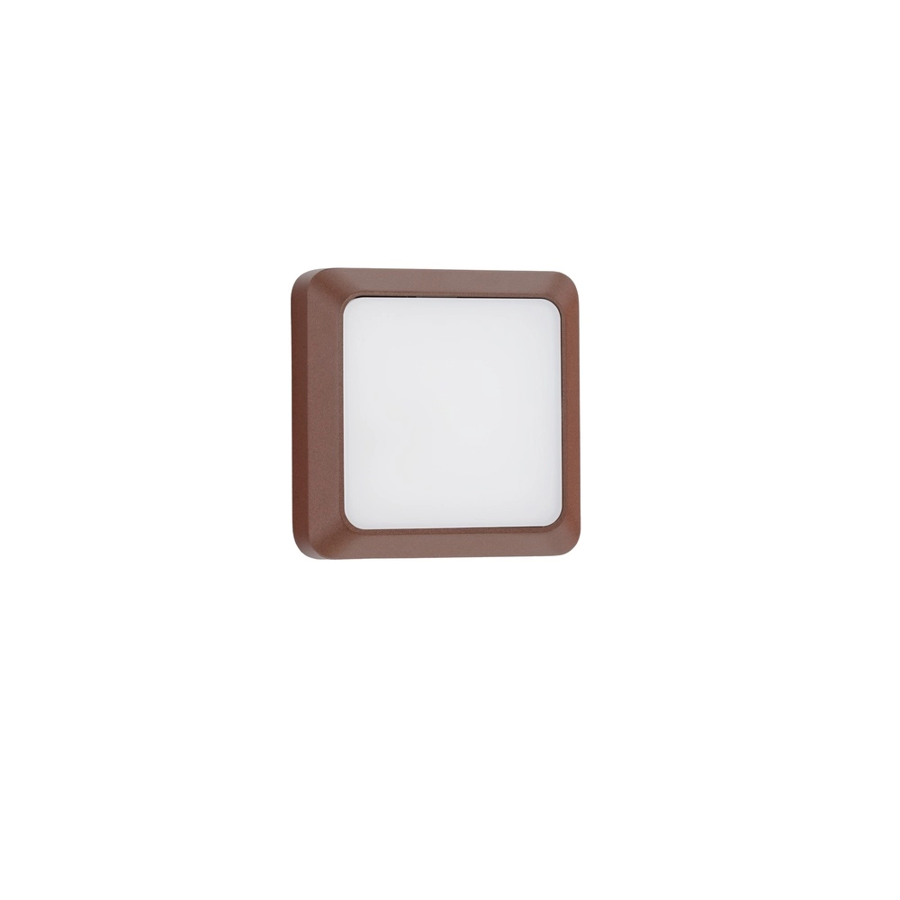 Applique murale carrée Appia Brun rouille Lyora 5212017449597