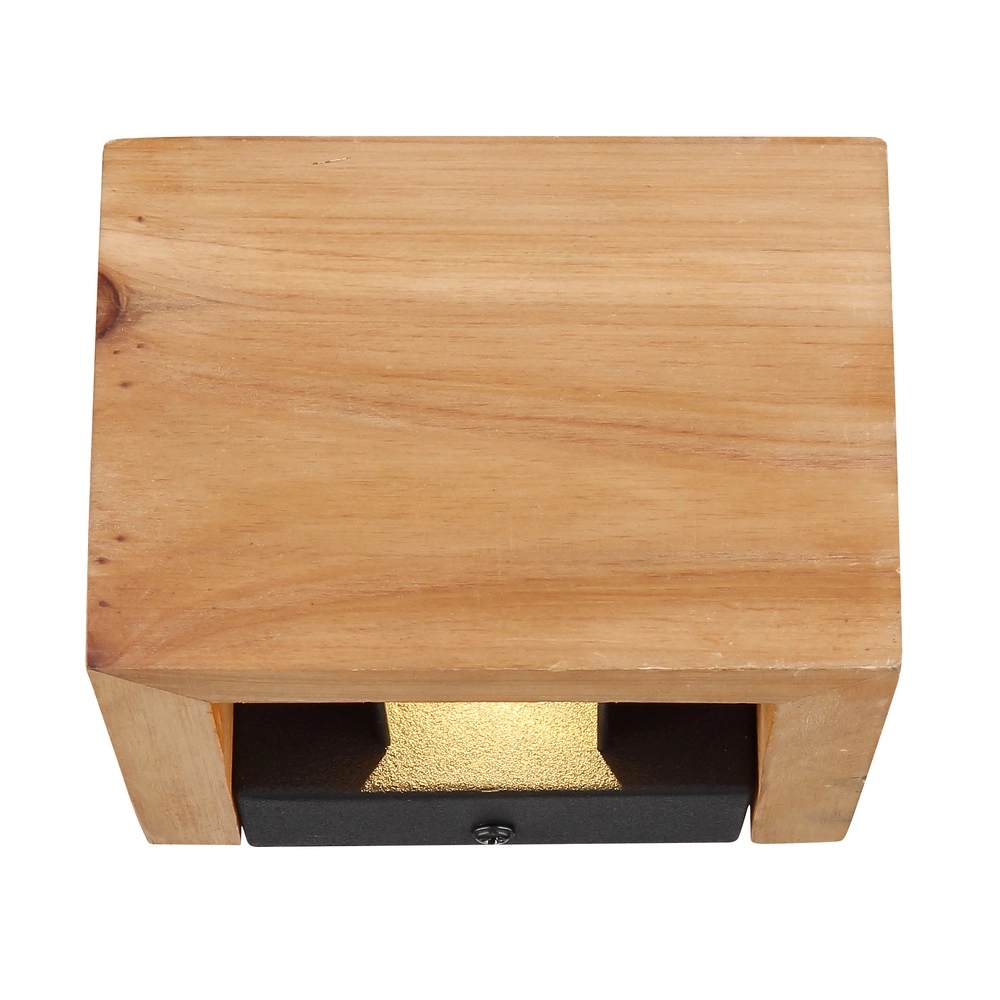 Lampe murale en bois Alina Haut et bas Globo 9007371442591
