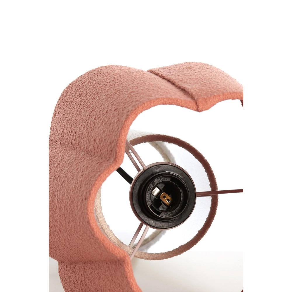 Lampe de table Musaby Forme organique - blanc et rose Light & Living 8717807784256