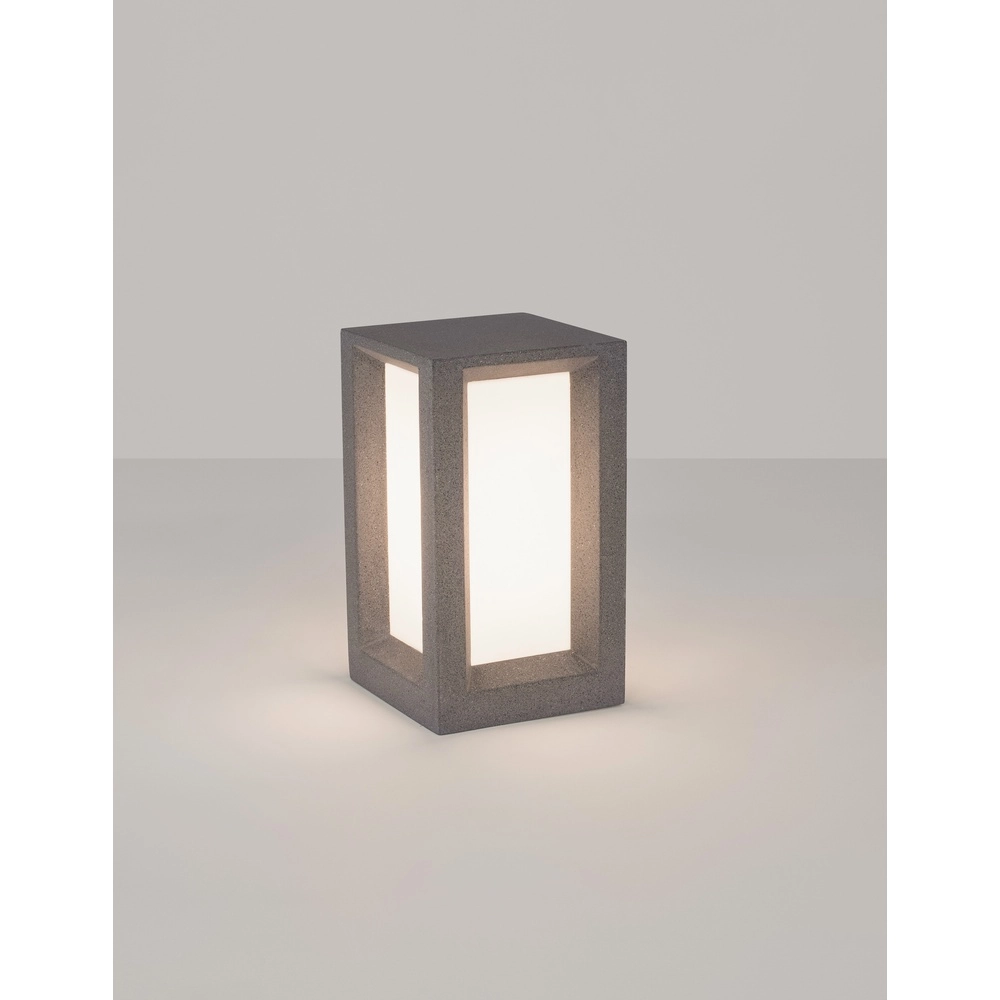 Lampe de jardin carrée Castro noir