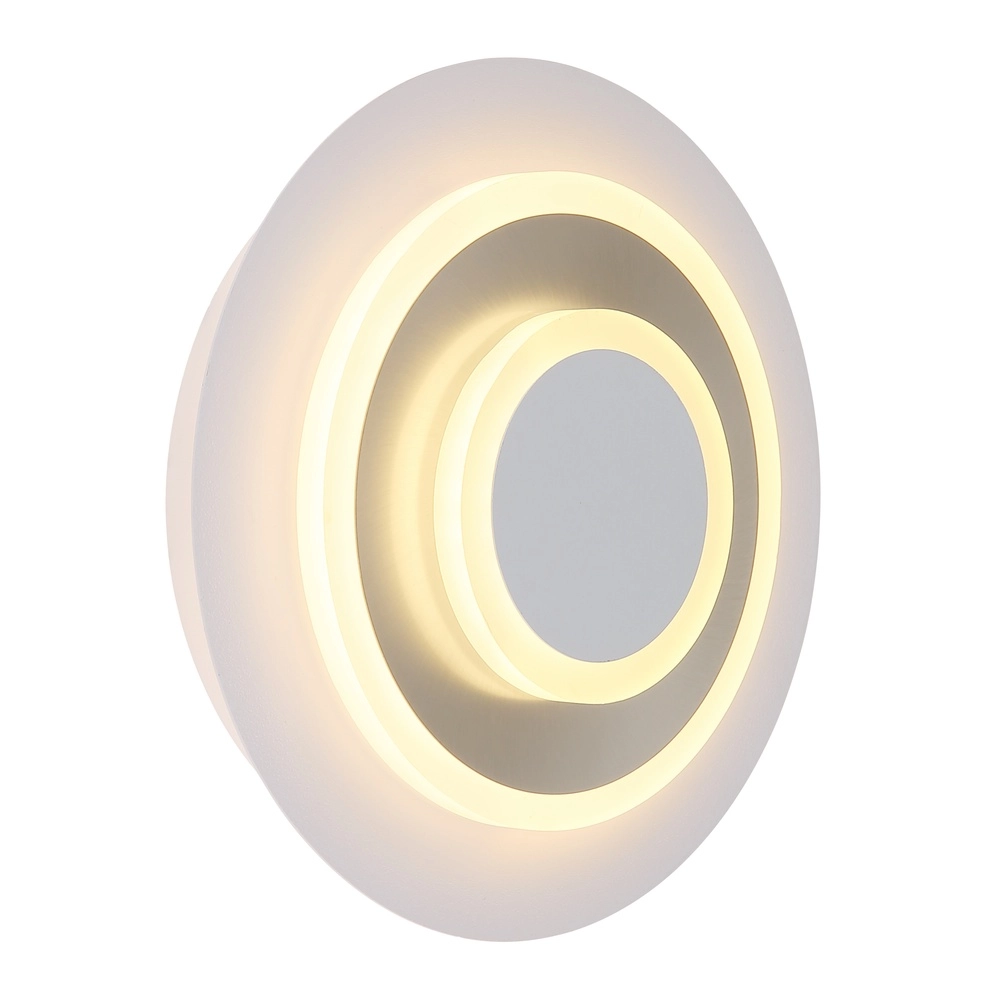 Lampe murale blanche Odonell avec du bois Globo 9007371569410