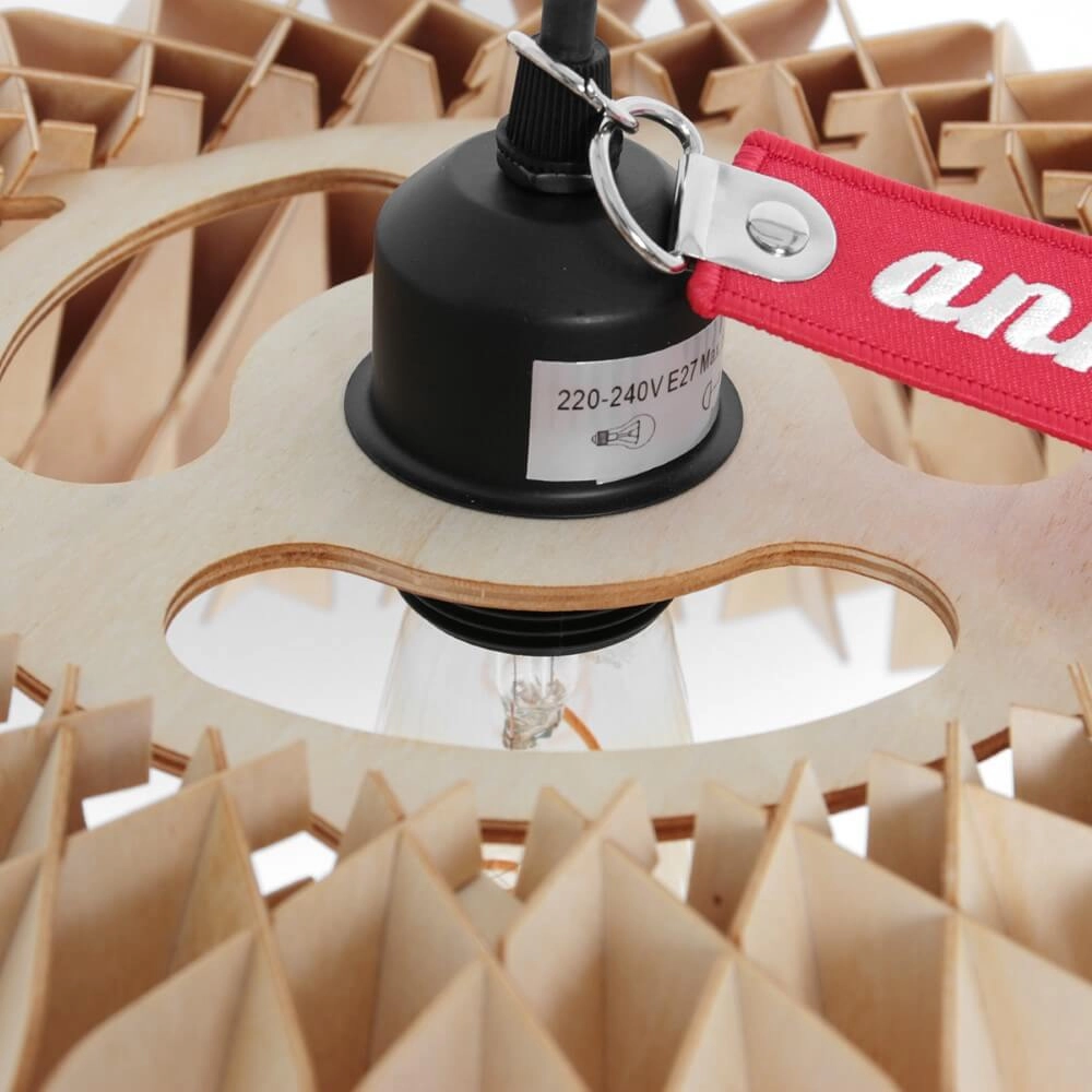 Lampe suspendue en hêtre Maze Ø 46 cm Steinhauer 8712746170436