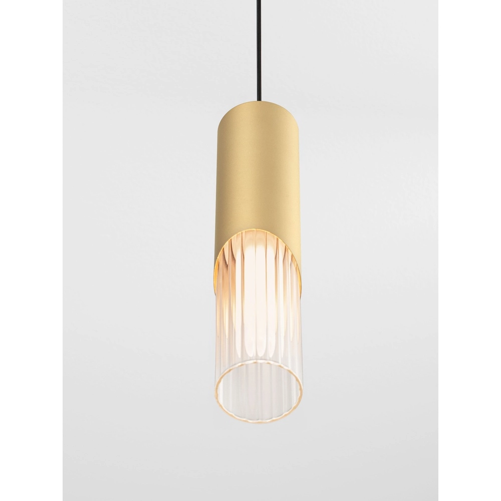 Lampe pendante de conception Modesto Ø 8 cm d’or Lyora 5212063501430
