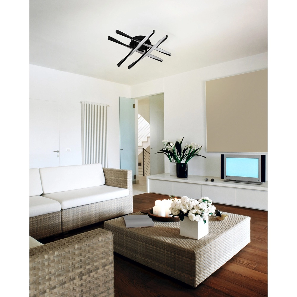 Lampe de plafond à design Adeje Noir Eglo 9002759756833