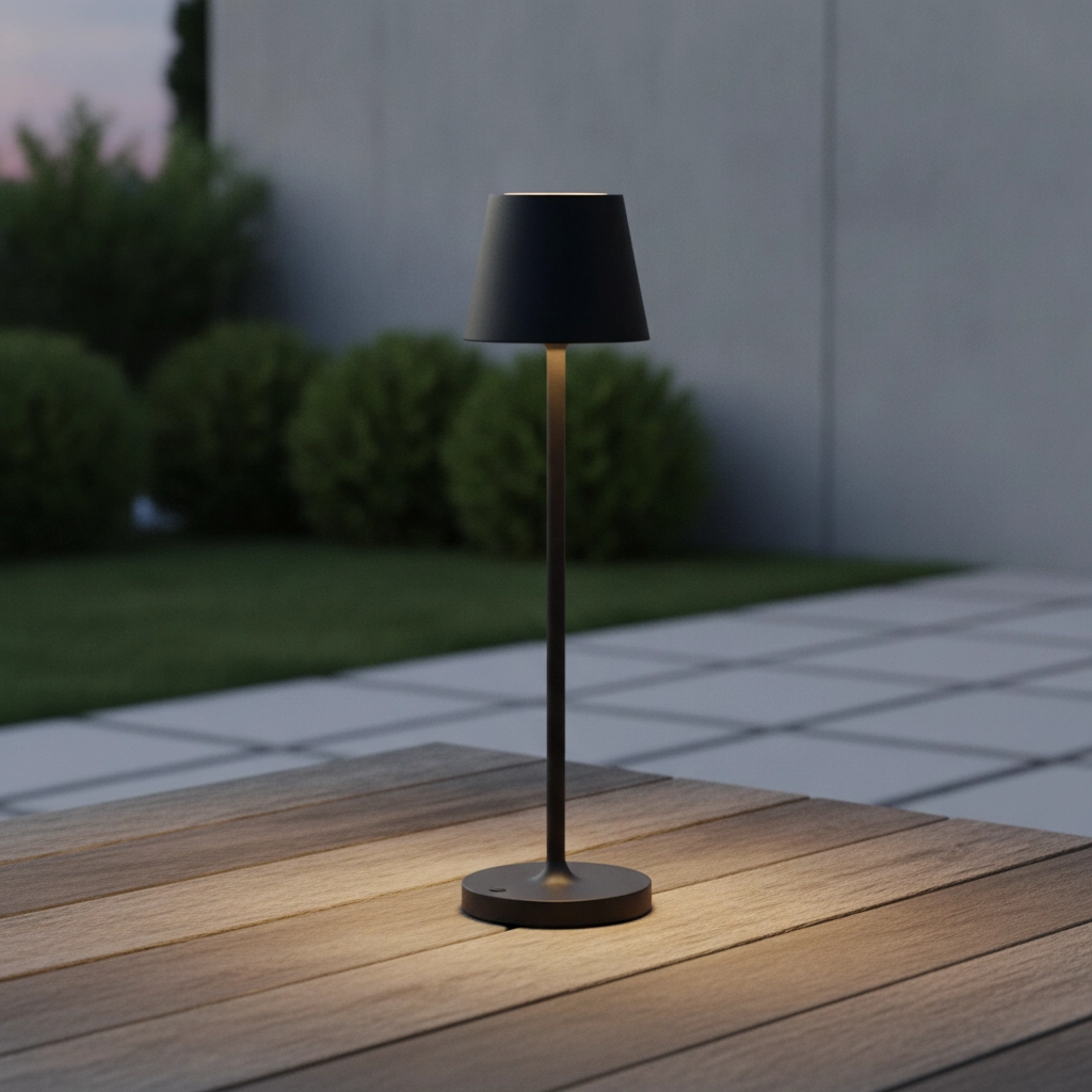 Lampe de table Petit Rechargeable anthracite