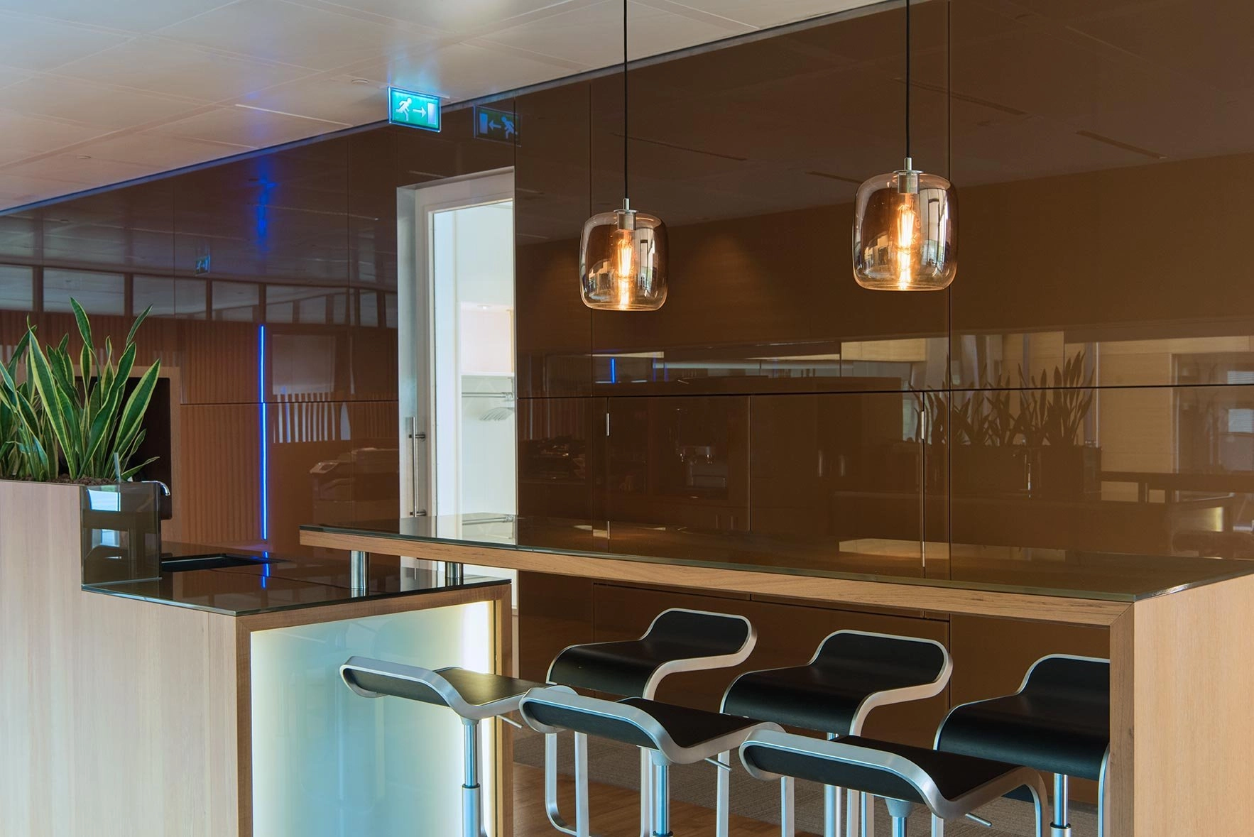 Lampe à suspension en verre Pantilo 20 Ø 20 cm SLV 4024163231954