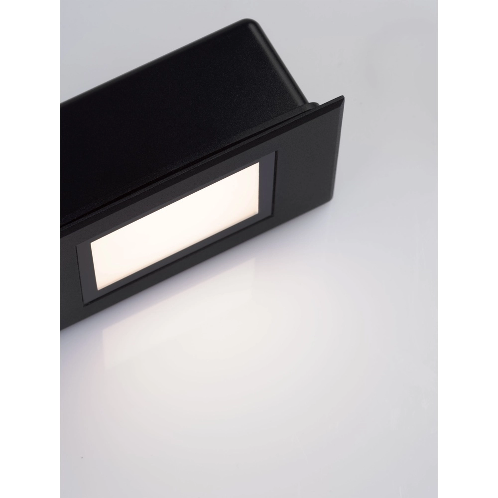 Lumière encastrée Rudy noir Lyora 5212017453204