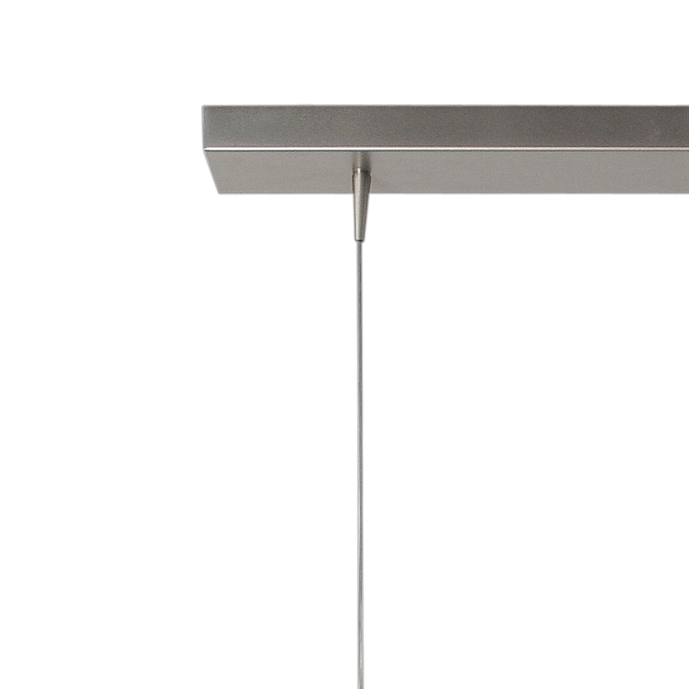 Lampe pendante à 3 lampes Scala 100 cm nickel Ø 20 cm Masterlight 8718121312583